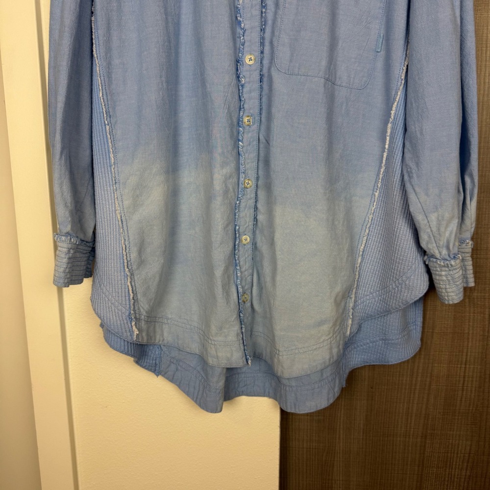 We the Free Cool N Clean Shirt Oversized Shirt Garment Dyed Size‎ Medium - Picture 6 of 16